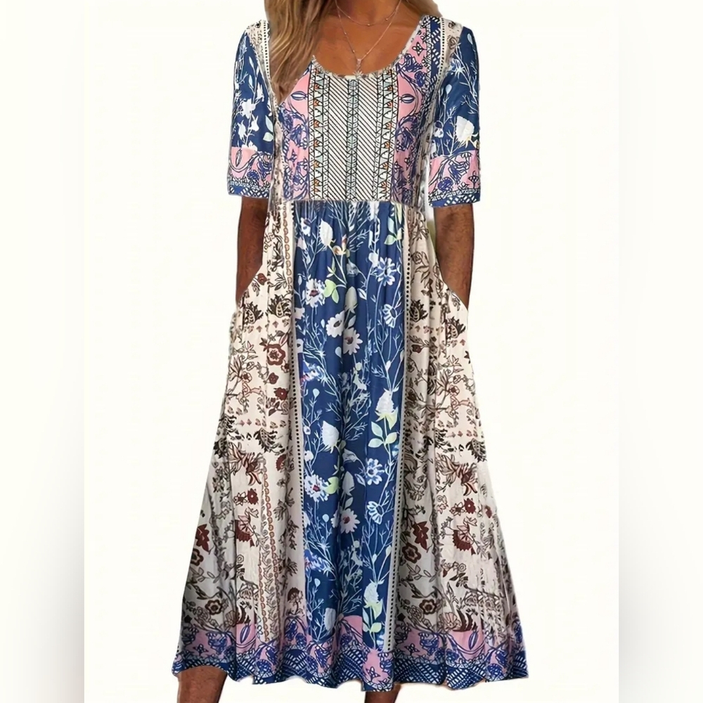 Ladies, plus size dress